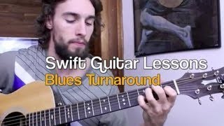 Beginner Blues Guitar Lesson - Basic Progression and Turnaround