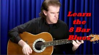 Blues Guitar Chords: How to Play the  8 bar Blues Progression on Guitar