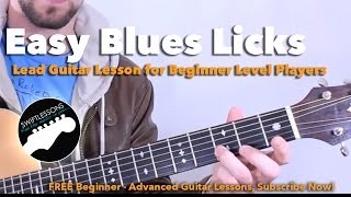 Blues Guitar Licks For Beginners