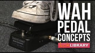 Wah Pedal Guitar Lesson With Michael Casswell | Licklibrary