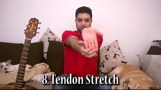 8 Stretching Exercises For Guitar Players & Other Tips - Tutorial Lesson