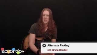 Bruce Bouillet: "Alternate picking" (Guitar Lesson)