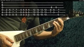 Guitar Lesson - TWISTED SISTER - I Wanna Rock - With Printable Tabs