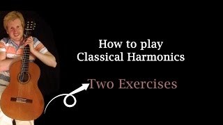 How to play classical harmonics (Acoustic guitar lesson by Jonas Lefvert)