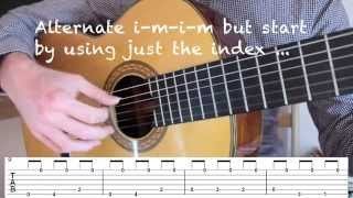 How to Play Malaguena Classical Guitar Lesson How to Play the Riff Free Tab