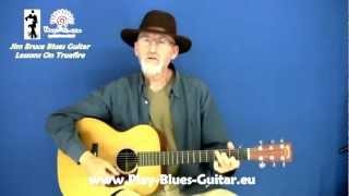 Acoustic Blues Techniques - #4 Scrapper Blackwell - Guitar Lesson - Jim Bruce