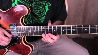 Guitar Scales Lesson - The 5 Positions of the Minor Pentatonic Scale - blues scale