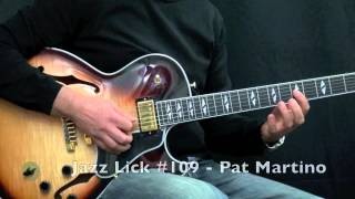 5 Jazz Guitar Licks - Pat Martino Style with Tabs