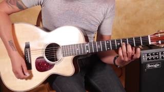 Led Zeppelin Style Acoustic Blues Guitar Lesson - Bron-Y-Aur Stomp Inspired