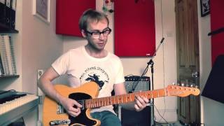 Blues Rhythm Guitar Lesson - The Slow Blues Slide