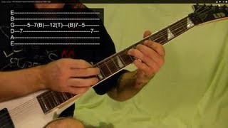 Guitar Lesson - HEAVY METAL FRETBOARD TAPPING - Easy!
