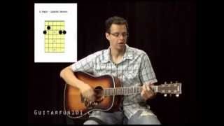 Guitar Lesson - How to play Johnny Cash - Ring of Fire - Guitar Fun 101