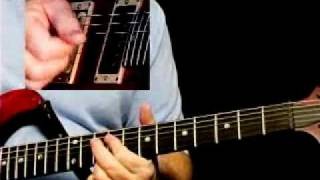 Blues Rock Guitar Lessons - Bugs Henderson - Slow Blues Rhythm 2