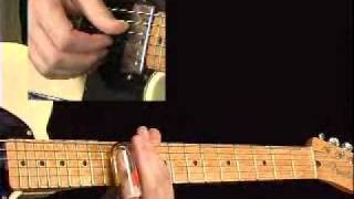 Slide Blues Guitar Lessons - Slide Shop - David Hamburger - Shuffle D Solo 1b