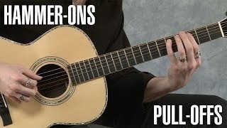 Hammer-Ons and Pull-Offs Guitar Lesson
