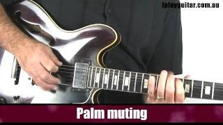 Guitar expression  muting -  Jason Hare