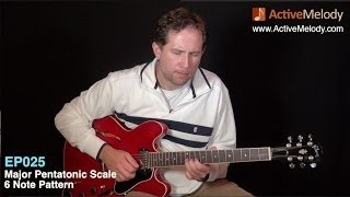 6 Note Major Pentatonic Scale - Blues Guitar Lesson - EP025