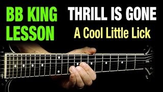 BB King Thrill Is Gone Lick