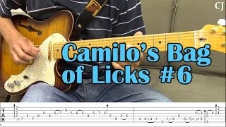 Blues Lick in G (With Tab) - Guitar Lesson - Camilo's Bag of Licks #6