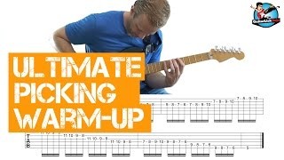 The Ultimate Picking Warm-Up - Chromatic Alternate Picking Exercise with TAB