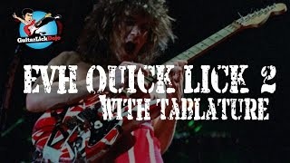 Eddie Van Halen Guitar Lessons - Quick Lick #2