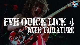 Eddie Van Halen Guitar Lessons - Quick Lick #4