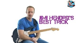 Jimi Hendrix Best Lick Trick - Guitar Lesson with Tab
