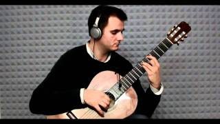 Prelude from BachÃ‚Â´s Cello Suite No. 1 on classical guitar