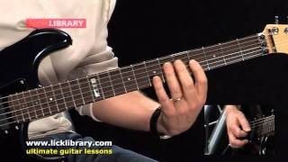 Jimmy Page Style  Quick Licks Volume 2 - Guitar Solo Performance By Danny Gill Lick Library
