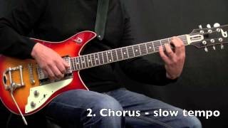 Walk a bit - Jazz Blues Guitar Comping - Achim Kohl - Fast & Slow