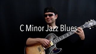 C Minor Jazz Blues - Achim Kohl - Jazz Guitar Improvisation with tabs