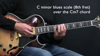 C Minor Jazz Blues - Easy Jazz Guitar Lesson by Achim Kohl