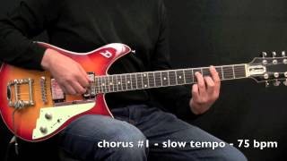 Blue Bossa Comping - Achim Kohl - Jazz Guitar - Fast & Slow