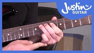 String Bending In Blues Lead Guitar - Mechanics & Technique - Guitar Lesson Tutorial - JustinGuitar