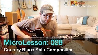 Country Blues Guitar Lesson - ML028