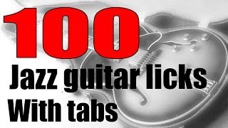 100 jazz guitar licks with tabs