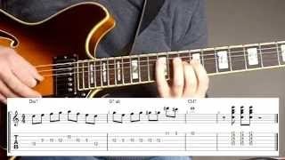 Major II-V-I jazz guitar lesson | Lick # 3
