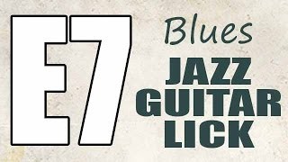 Jazz blues guitar lick lesson - Major blues scale & mixolydian mode