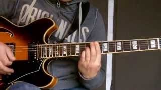 Major II-V-I jazz guitar lesson | Lick # 1