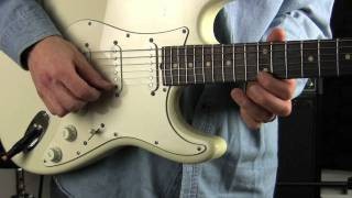 Blues Rock Guitar Lick lesson (fast)