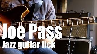 Joe Pass jazz guitar lesson # 2 | Dominant 7th licks