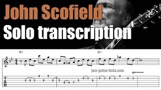 John scofield jazz guitar lesson | Altered lines on "Wee" Bridge | Part 3 of 3