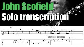 John scofield jazz guitar lesson | Altered lines on "Wee" Bridge | Part 2 of 3