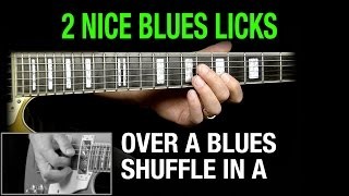 2 Nice Blues Licks - Guitar Lesson
