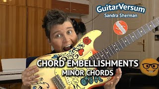 Guitar Lesson - Minor Chord Embellishments - Soul Guitar Fills