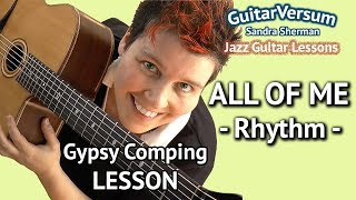ALL OF ME - RHYTHM GUITAR LESSON - Gypsy Jazz Chords