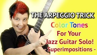 Superimposition Arpeggio Stacking on Minor Chords - Guitar Lesson