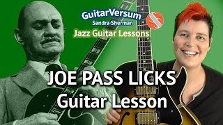 JOE PASS LICKS - Joe Pass Guitar LESSON + TABS + Playalong