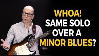 Easy Solo over BOTH Minor Blues & Standard Blues