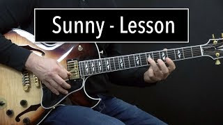Sunny Lesson - Easy & Advanced Jazz Guitar Lesson by Achim Kohl